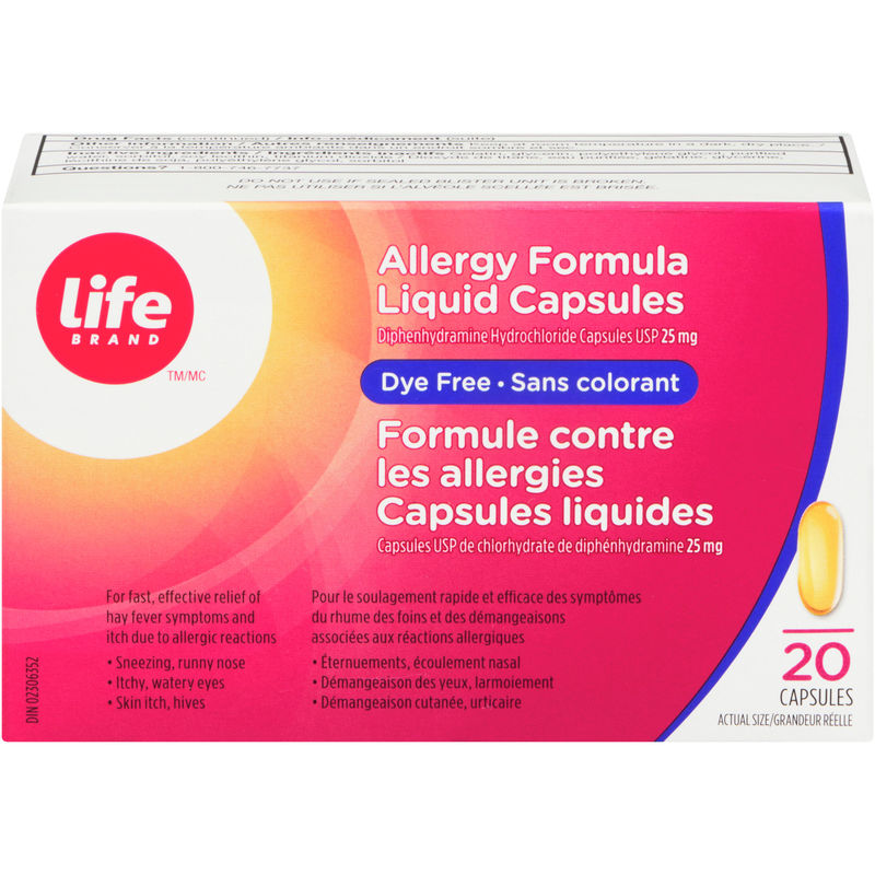 LB Allergy Formula Liq Cap