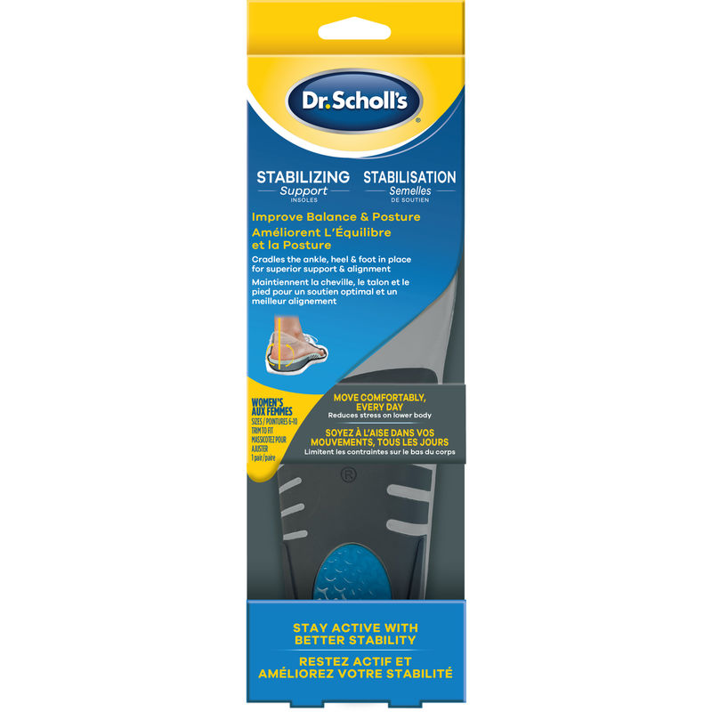 Dr. Scholl's Stabilizing Support Insoles, Women's, Sizes 6-10