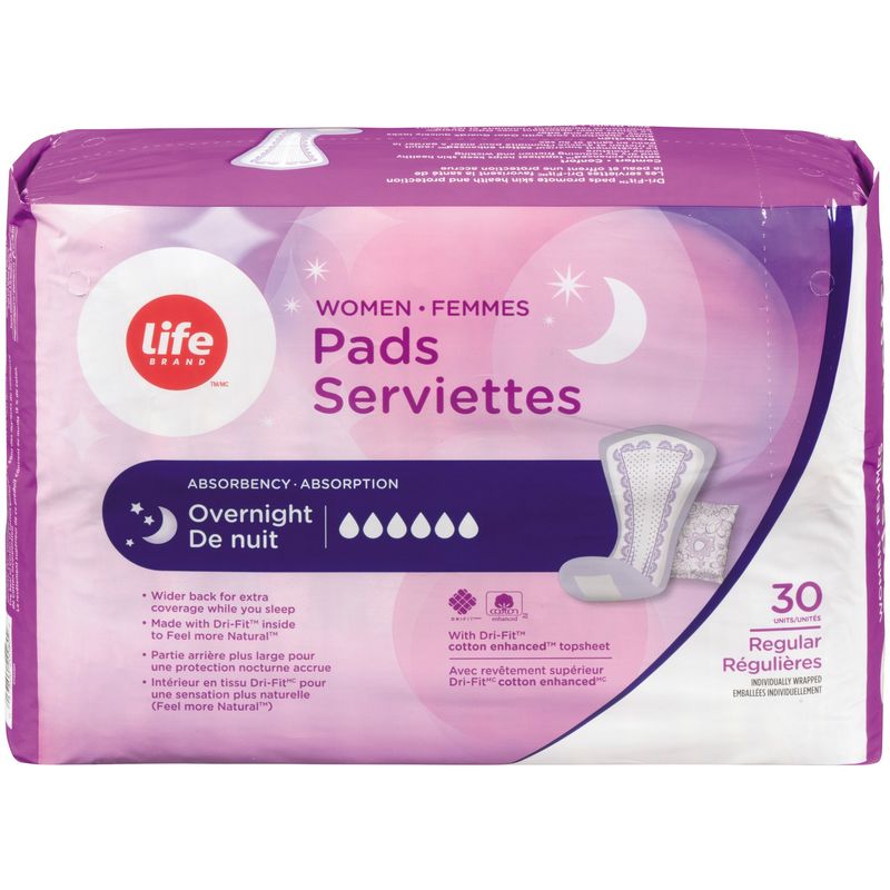 Women's Pads Overnight Absorbency