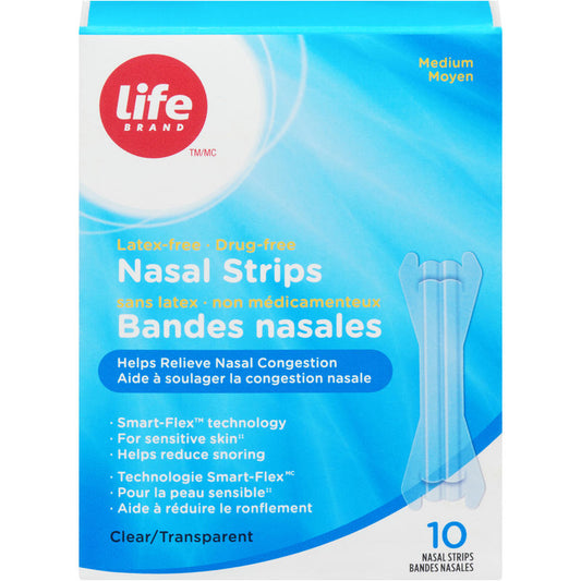 Nasal Strips Clear Medium