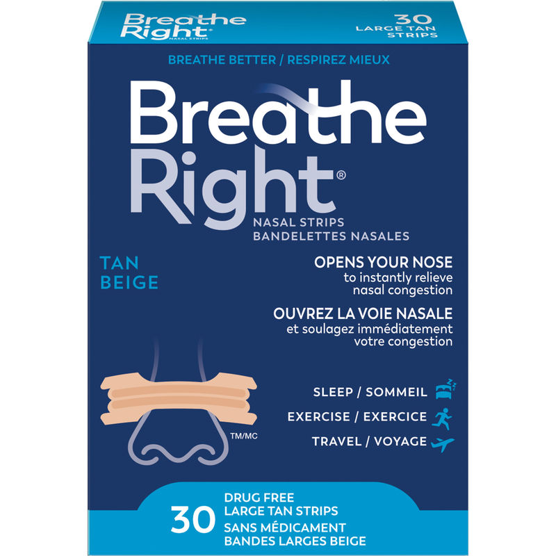 Nasal Strips  Large Tan 30ct