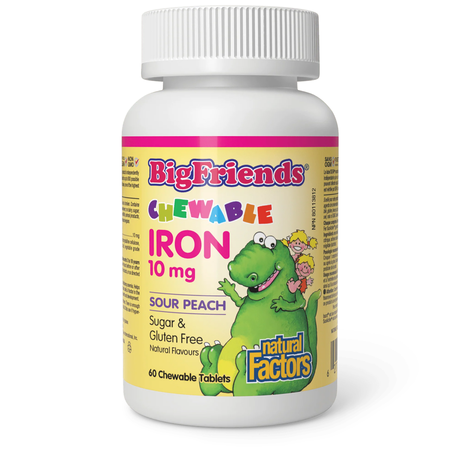 Natural Factors: Big Friends Iron 10MG