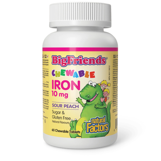Natural Factors: Big Friends Iron 10MG