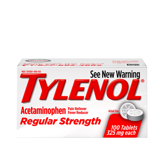 Tylenol* Regular Strength Tablets - 100's