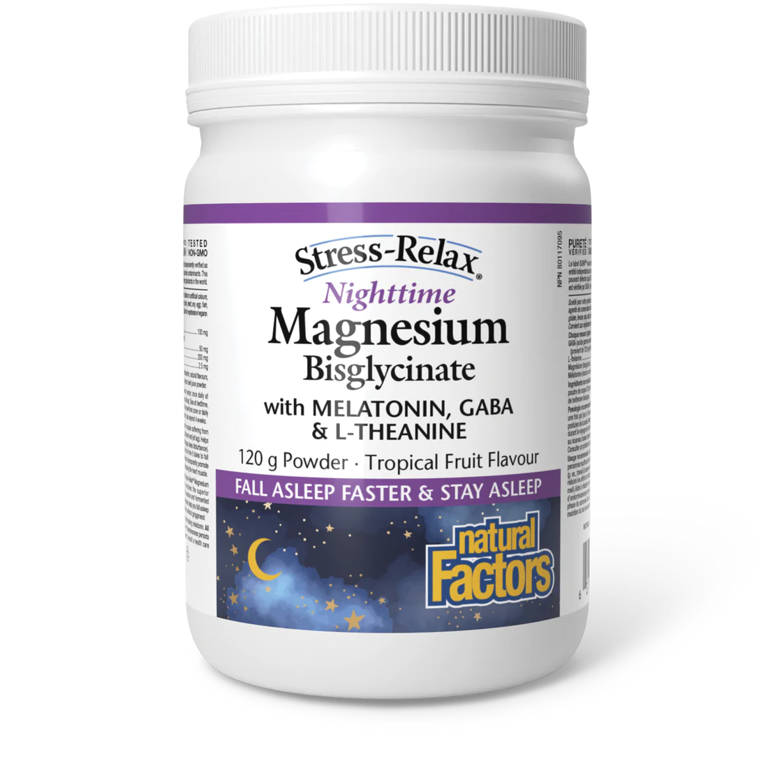 Natural Factors: Nighttime Magnesium Bisglycinate Stress Relax