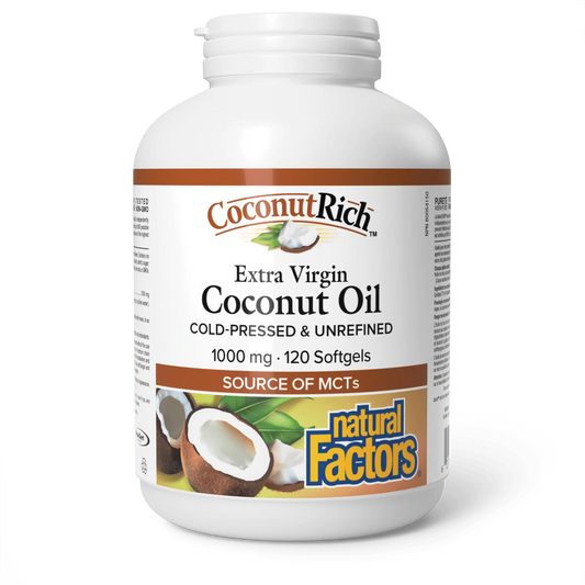 Natural Factors: Extra Virgin Coconut Oil 1000 mg